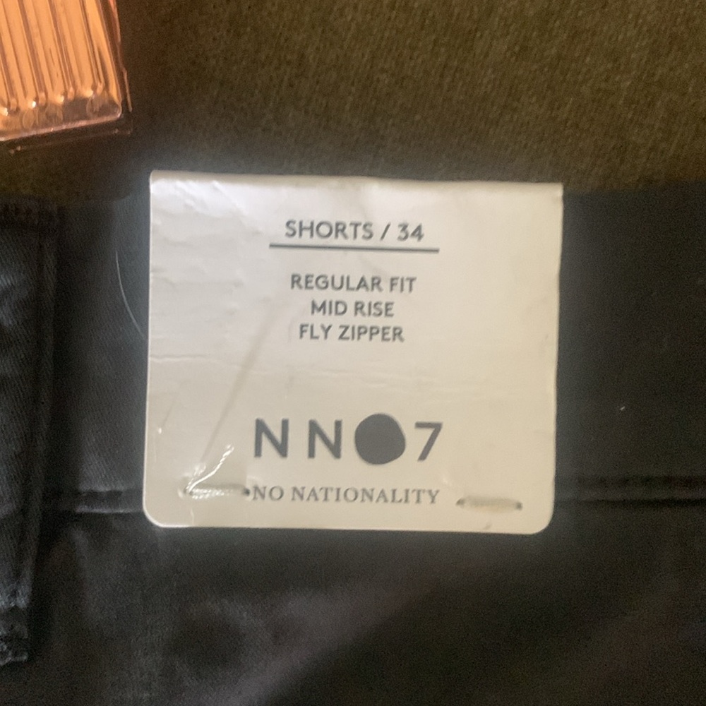 NWT NN07 No Nationality Solid Shorts in Navy - Picture 6 of 11